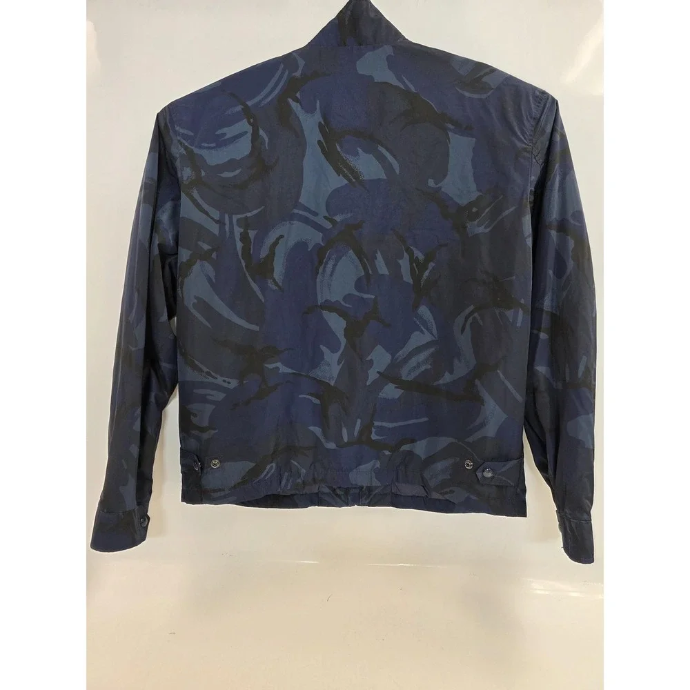 Polo Ralph Lauren Jacket Mens XL Blue Camo Lightweight Full Zip‎ Windbreaker